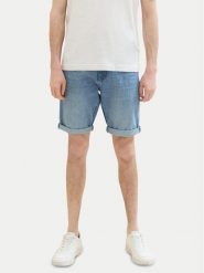 Tom Tailor Szorty jeansowe 1040194 Niebieski Regular Fit. Niebieskie szorty męskie Tom Tailor, m, bez wzorów, z bawełny. Za 99.99 zł.