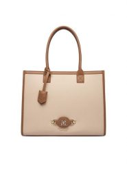 Nine West Torebka EO-Mulberry Grace-LDA8450 Beżowy. Brązowe torebki do ręki damskie Nine West, bez wzorów, z materiału, bez dodatków. Za 329.99 zł.