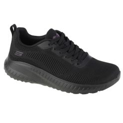 Buty Skechers Bobs Squad Chaos-Face Off, Kobiety. Czarne obuwie sportowe damskie Skechers, bez wzorów, z gumy, trekkingowe, Skechers Sport. Za 364.00 zł.