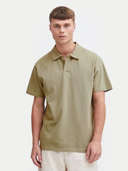 Solid Polo 21108171 Zielony Regular Fit. Zielone koszulki polo męskie !SOLID, m, bez wzorów, z bawełny, bez ramiączek. Za 79.99 zł.