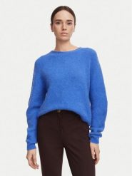 Marella Sweter Giunco 2623366322 Niebieski Loose Fit. Niebieskie swetry damskie Marella, l, bez wzorów, z syntetyku, bez kołnierzyka, bez ramiączek, bez kaptura. Za 939.99 zł.