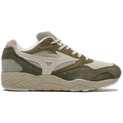 Buty męskie Mizuno Contender Countryside. Zielone buty sportowe męskie Mizuno, bez zapięcia. Za 329.99 zł.