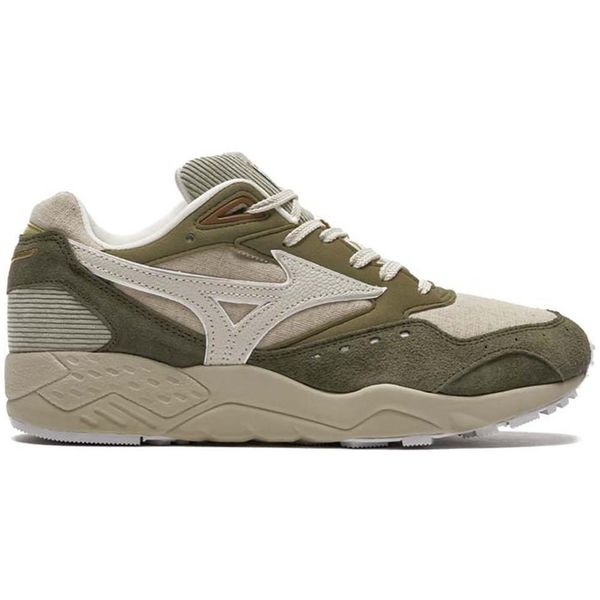 Buty męskie Mizuno Contender Countryside. Zielone buty sportowe męskie Mizuno, bez zapięcia. Za 329.99 zł.