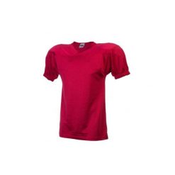 Koszulka do futbolu amerykańskiego - dla dorosłych. Niebieskie koszulki sportowe męskie MM, xl, bez wzorów, z materiału, bez kołnierzyka, bez ramiączek, na fitness i siłownię. Za 215.78 zł.