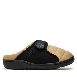 Kapcie Subu. Brązowe kapcie damskie Subu, bez wzorów. Za 189.99 zł.