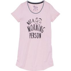 Koszula nocna bonprix jasnoróżowy z nadrukiem. Koszule nocne damskie marki MAKE ME BIO. Za 27.99 zł.