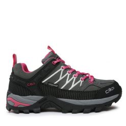 Trekkingi CMP. Szare obuwie sportowe damskie CMP, bez wzorów, trekkingowe. Za 299.99 zł.
