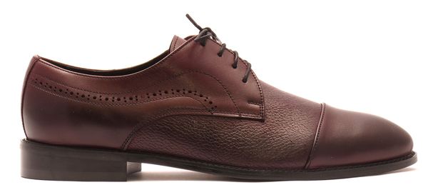 Bordowe eleganckie buty męskie Modini T235. Czerwone eleganckie półbuty Modini Moda Męska, z materiału, biznesowe, bez zapięcia. W wyprzedaży za 332.10 zł.