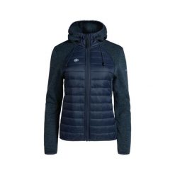 Kurtka polarowa NOYA W z dzianiny z panelami termicznymi – wiatroszczelna, wodoo. Niebieskie kurtki damskie IZAS, bez wzorów, z dzianiny, bez kaptura. W wyprzedaży za 326.04 zł.