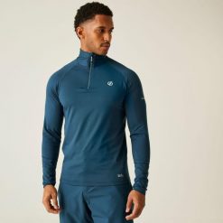 Bluza turystyczna męska Dare 2B Fuse Up II termoaktywna. Niebieskie bluzy męskie Dare 2b, na zimę, m, bez wzorów, bez kaptura. W wyprzedaży za 139.99 zł.