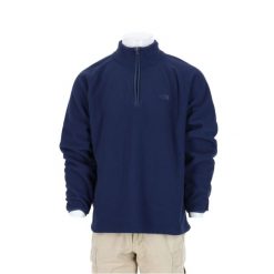 Second life - The North Face bluza polarowa męska - Jak nowy. Niebieskie bluzy męskie The North Face, l, bez wzorów, z materiału, bez kaptura. Za 127.76 zł.