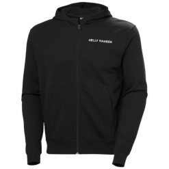 Bluza z kapturem i zamkiem błyskawicznym Helly Hansen Core. Czarne bluzy męskie Helly Hansen, m, bez wzorów, z bawełny, z kapturem. Za 368.00 zł.