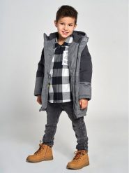 Birba Trybeyond Kurtka zimowa 999 77494 00 Szary Regular Fit. Szare buty zimowe chłopięce Birba Trybeyond, na zimę, bez wzorów, z syntetyku, bez kaptura. Za 259.99 zł.