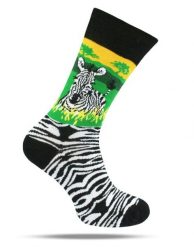Skarpetki Bawełniane - Tematyczne - Zebra. Skarpety męskie His Story, bez wzorów, z bawełny. Za 29.99 zł.
