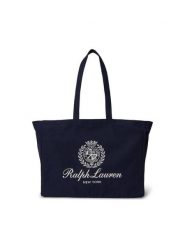 Polo Ralph Lauren Torebka 405P16989001 Czarny. Czarne torebki do ręki damskie Polo Ralph Lauren, bez wzorów, z materiału, bez dodatków. Za 519.99 zł.
