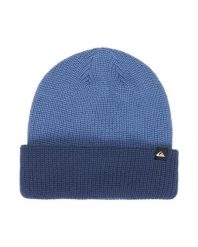 Czapka z mankietem dla Mężczyzn PERFORMER CONTRAST Niebieski. Niebieskie czapki i kapelusze męskie Quiksilver, bez wzorów, z materiału. Za 109.99 zł.
