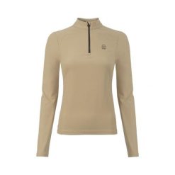 Damska koszulka do jazdy konnej Cavallo Cavalrakel. Brązowe t-shirty damskie CAVALLO, bez wzorów, bez kołnierzyka. Za 301.50 zł.