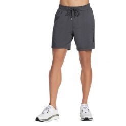 Spodenki sportowe męskie Weekend 7 Short. Czarne krótkie spodenki sportowe męskie Skechers, m, bez wzorów, z materiału, trekkingowe. Za 229.99 zł.