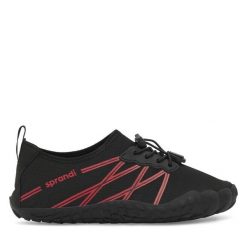 Buty do sportów wodnych Sprandi. Czarne kalosze chłopięce Sprandi, bez wzorów. Za 59.99 zł.