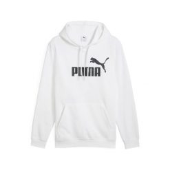Bluza z kapturem Puma Ess No. 1 Logo. Białe bluzy męskie Puma, uniwersalny, bez wzorów, prążkowane, z kapturem. Za 208.00 zł.