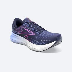 Buty do biegania damskie Brooks Glycerin 20. Niebieskie obuwie sportowe damskie Brooks, bez wzorów, do biegania. Za 499.99 zł.