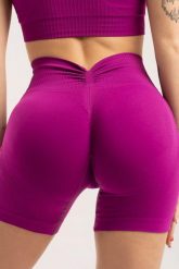 Spodenki fitness damskie Gym Glamour deep push up 2.0. Brązowe szorty sportowe damskie GYM GLAMOUR, s, bez wzorów, z materiału, glamour, na fitness i siłownię. Za 119.99 zł.