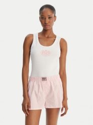 Juicy Couture Piżama Dog Crest JCYPJ126860 Różowy Slim Fit. Czerwone piżamy damskie Juicy Couture, s, bez wzorów, z bawełny, bez ramiączek. Za 239.99 zł.