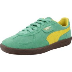 Buty do chodzenia dla dorosłych Puma Palermo. Zielone obuwie sportowe damskie Puma, bez wzorów, trekkingowe. W wyprzedaży za 243.00 zł.