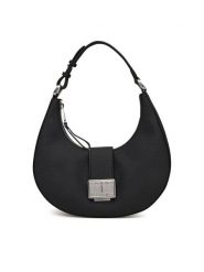 Tommy Jeans Torebka Tjw Crush Shoulder Bag AW0AW17539 Czarny. Czarne torebki do ręki damskie Tommy Jeans, bez wzorów, z jeansu, bez dodatków. Za 349.99 zł.