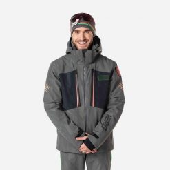 Kurtka narciarska męska Rossignol Hero Course Jacket. Szare kurtki męskie Rossignol, na zimę, l, bez wzorów, sportowe, bez kaptura. W wyprzedaży za 2,559.00 zł.