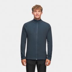 Bluza męska Alpinus Tirol full zipper. Szare bluzy męskie Alpinus, m, bez wzorów, bez kaptura. Za 349.00 zł.