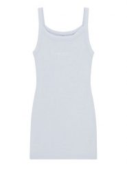 Guess Sukienka letnia J6GK28 K8RT2 Fioletowy jasny Slim Fit. Fioletowe sukienki dla dziewczynek Guess, na lato, z aplikacjami, z wiskozy, bez ramiączek. Za 194.99 zł.