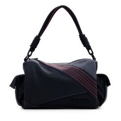Torebka Desigual. Czarne torebki do ręki damskie Desigual, bez wzorów, klasyczne, bez dodatków. Za 369.99 zł.