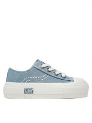 Lee Trampki ISLA C LOW JR 50251058.71G Niebieski. Niebieskie trampki i tenisówki dziewczęce Lee, bez wzorów, z materiału, bez zapięcia. Za 99.99 zł.
