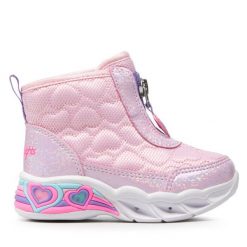 Śniegowce Skechers. Czerwone śniegowce dziewczęce Skechers, bez zapięcia. Za 279.99 zł.