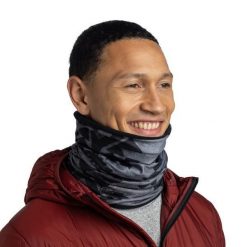 Bandana BUFF POLAR REVERSIBLE SKAR. Szare szaliki i chusty damskie Buff, bez wzorów, z polaru. Za 149.90 zł.
