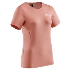 Koszulka sportowa z krótkim rękawem CEP damska. Czerwone koszulki sportowe damskie CEP, s, bez wzorów, bez kołnierzyka, bez ramiączek. Za 199.00 zł.