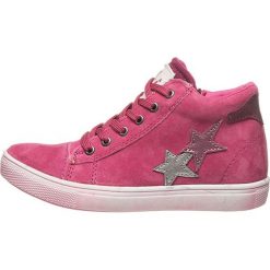 Skórzane sneakersy w kolorze różowym. Trampki i tenisówki dziewczęce I love my sneakers. W wyprzedaży za 132.95 zł.