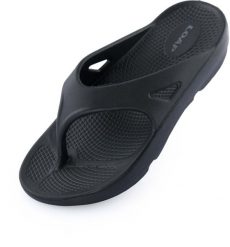 Damskie klapki Loap Kara czarne. Czarne klapki damskie LAP, bez wzorów, z materiału, bez obcasa. Za 120.99 zł.