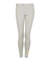 Legginsy fitness damskie. Szare legginsy sportowe damskie Champion, l, bez wzorów, z bawełny, na fitness i siłownię. Za 103.00 zł.