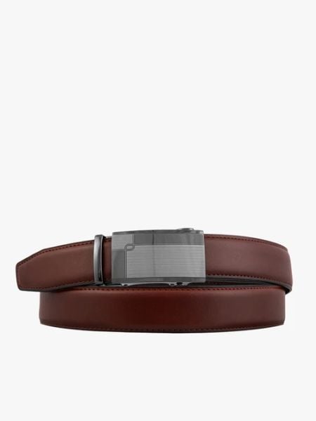 Brązowy pasek męski skórzany. Brązowe paski damskie Brawo sp. z o.o., bez wzorów, z jeansu, eleganckie. Za 129.99 zł.