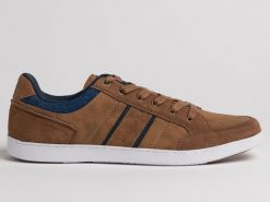 Iguana Buty Męskie Owen Camel r. 41. Brązowe trampki męskie IGUANA, bez wzorów, bez zapięcia. Za 215.59 zł.