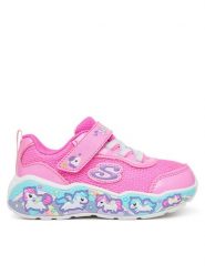 Skechers Sneakersy Play Scene - Fun Squad 303158N Różowy. Czerwone buty sportowe dziewczęce Skechers, bez wzorów, z materiału, bez zapięcia. Za 179.99 zł.
