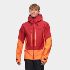 Kurtka trekkingowa hardshell męska Alpinus Besso. Brązowe kurtki męskie Alpinus, m, bez wzorów, z hardshellu, sportowe, bez kaptura. Za 699.00 zł.