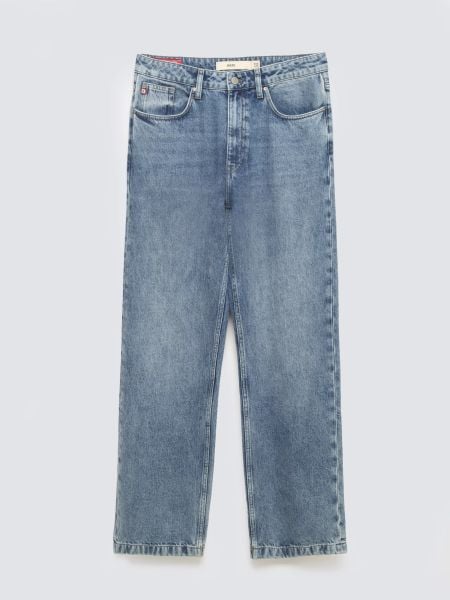 Jeansy męskie loose niebieskie Nate 385. Niebieskie jeansy męskie Big Star, retro. W wyprzedaży za 199.99 zł.