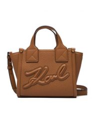 KARL LAGERFELD Torebka A3W30028 Brązowy. Brązowe torebki do ręki damskie KARL LAGERFELD, bez wzorów, ze skóry, bez dodatków. Za 619.99 zł.