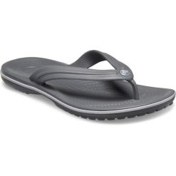 Klapki Crocs Crocband Flip U Dorośli. Szare klapki męskie Crocs, z materiału, sportowe. Za 169.99 zł.