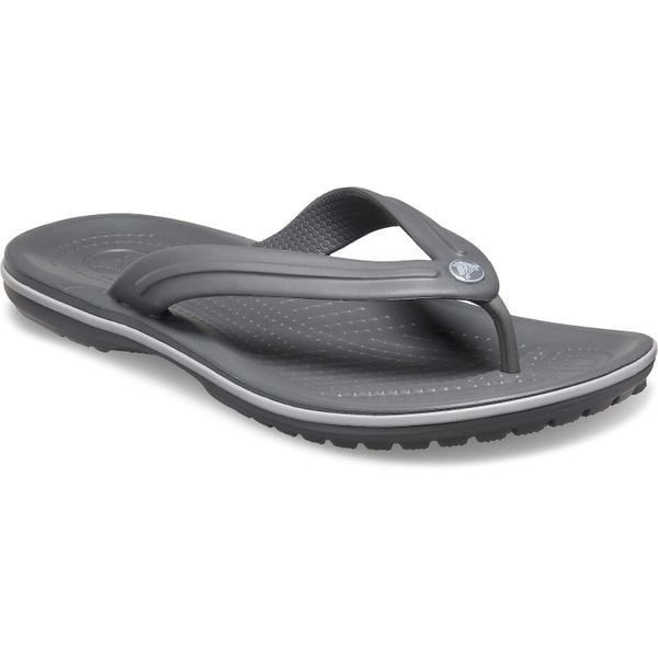 Klapki Crocs Crocband Flip U Dorośli. Czarne klapki damskie Crocs, z materiału, sportowe. Za 169.99 zł.