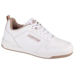 Buty Lotto Toco Bc 2400172U-1021 białe. Białe obuwie sportowe damskie bez wzorów, z gumy. Za 201.06 zł.