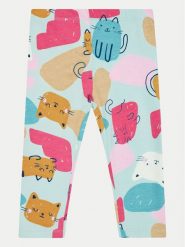 OVS Legginsy 2094841 Zielony Slim Fit. Zielone legginsy dla dziewczynek OVS, bez wzorów, z bawełny. Za 19.99 zł.